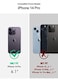 Poetic Guardian Case Compatible with iPhone 14 Pro 61 Inch 20 FT MilGrade Drop Tested FullBody Hybrid Shockproof Protective Rugged Clear Cover Case with Builtin Screen Protector PinkClear