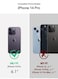 Poetic Guardian Case Compatible with iPhone 14 Pro 61 Inch 20 FT MilGrade Drop Tested FullBody Hybrid Shockproof Protective Rugged Clear Cover Case with Builtin Screen Protector PinkClear