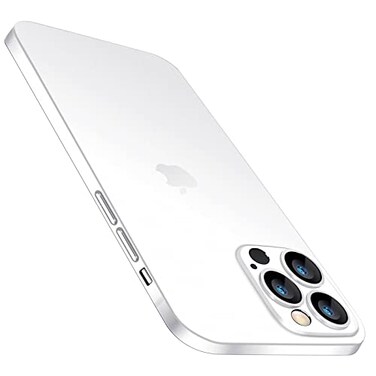Purluct Compatible with iPhone 13 Pro Max Slim CasePaperThin Matte Finish Skin Back Case AntiFingerprints Non Yellowing Ultra Cover with Camera Protection for Men 67 Inch Frosted Clear