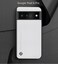Puxssul Case for Google Pixel 6 Pro 5G 2021 AntiFingerprint Faux Leather Back Soft TPU Shockproof Durable Edges AntiScratch Slim Fit Camera Protective Cover for Google Pixel 6 Pro Case White