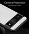 Puxssul Case for Google Pixel 6 Pro 5G 2021 AntiFingerprint Faux Leather Back Soft TPU Shockproof Durable Edges AntiScratch Slim Fit Camera Protective Cover for Google Pixel 6 Pro Case White