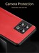 Puxssul for OnePlus 10 Pro Case 5G Soft TPU Artificial Leather Back Extremely Light UltraLight Cover AntiFingerprintScratch Camera Protection Phone Case for Oneplus 10 Pro Red