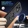Pzwoxukhov Compatible with Infinix GT 20 Pro CaseCompatible with Infinix GT 20 Pro Builtin Bracket Car Magnetic Shockproof and AntiDrop Phone Case Cover Black