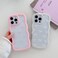 QLTYPRI Bow Case for iPhone 12iPhone 12 Pro Clear Cute Ribbon Bow Phone Case Curly Wavy Aesthetic Phone Case Slim Soft Transparent Shockproof Protective Cover for Women Girls Black