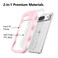 QLTYPRI Compatible with Google Pixel 9a Case Cute Curly Wave Frame Clear Case for Girls Women Transparent Soft Silicone TPU Bumper Shockproof Protective Cover for Google Pixel 9a Pink