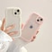 QLTYPRI Compatible with iPhone 11 Pro Max Case Cute Curly Wave Frame Clear Case for Girls Women Transparent Soft Silicone TPU Bumper Shockproof Protective Phone Cover Black