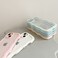 QLTYPRI Compatible with iPhone 12 Pro Max Case Cute Curly Wave Frame Clear Case for Girls Women Transparent Soft Silicone TPU Bumper Shockproof Protective Phone Cover Baby Blue