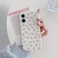 QLTYPRI for iPhone 16 Case Cute Pink Floral Flower Pattern Aesthetic Phone Case Raised Camera Protection Soft Slim TPU Shockproof Protective Phone Cover for Girls Women Pink White