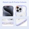 QLTYPRI Magnetic for iPhone 15 Pro Max Case Compatible with Magsafe Cute Curly Wave Frame Clear Case for Girls Women Transparent TPU Bumper Shockproof Phone Cover for iPhone 15 Pro Max Purple