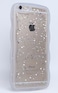 Qokey for iPhone 6S CaseiPhone 6 Case 47Curly Wavy Design Transparent Bling Glitter Star Shiny Cute Clear Transparent Full Protection Soft TPU Shockproof Phone Cover for Women GirlsClear