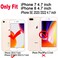 Qokey for iPhone SE87 Case Cute Flower Shell Pattern Soft Bumper Lightweight Fit Case Shockproof Pink Floral