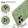 RALEAVO Floral Case for iPhone 13 Pro MaxLiquid Silicone Cover with Cute Flower Branch Pattern for Girls Women Slim Soft Rubber Protective Phone Case for iPhone 13 Pro Max 67Green