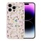 RALEAVO Floral Case for iPhone 14 Pro Flower Branch Pattern Design Cute Cover Case for Girls Women Slim Thin Soft Silicone Shockproof AntiSlip Phone Case for iPhone 14 Pro 61Purple