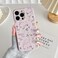 RALEAVO Floral Case for iPhone 14 Pro Flower Branch Pattern Design Cute Cover Case for Girls Women Slim Thin Soft Silicone Shockproof AntiSlip Phone Case for iPhone 14 Pro 61Purple