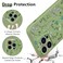 RALEAVO Floral Case for iPhone 15 ProLiquid Silicone Cover with Cute Flower Branch Pattern for Girls Women Slim Soft Rubber Protective Phone Case for iPhone 15 Pro 61Green