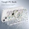RALEAVO for iPhone 14 Case Compatible with MagSafe Clear Floral Cover with Flower Branch Pattern for Girls Women Slim Cute Hard Back Shockproof Phone Case for iPhone 14Transparent