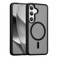 RALEAVO for Samsung Galaxy A15 Case Strong Magnetic Case Compatible with Magsafe Slim Shockproof Protective Phone Cover for A15 Phone Case with Translucent Hard BackBlack