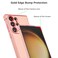 RALEAVO for Samsung Galaxy S23 Ultra Case Luxury Plating Case Cover Slim Lightweight Glossy Bling Phone Case Soft TPU Shockproof Bumper Case Electroplated CasePink