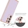 RALEAVO for Samsung Galaxy S23 Ultra Case Luxury Plating Case Cover Slim Lightweight Glossy Bling Phone Case Soft TPU Shockproof Bumper Case Electroplated CasePurple