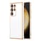 RALEAVO for Samsung Galaxy S23 Ultra Case Luxury Plating Case Cover Slim Lightweight Glossy Bling Phone Case Soft TPU Shockproof Bumper Case Electroplated CaseWhite