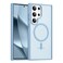 RALEAVO for Samsung Galaxy S25 Ultra Case Strong Magnetic Case Compatible with Magsafe Slim Shockproof Protective Phone Cover for S25 Ultra Phone Case with Translucent Hard BackBlue