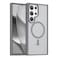 RALEAVO for Samsung Galaxy S25 Ultra Case Strong Magnetic Case Compatible with Magsafe Slim Shockproof Protective Phone Cover for S25 Ultra Phone Case with Translucent Hard BackGrey