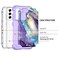 Rancase for Galaxy S21 FE 5G CaseThree Layer Heavy Duty Shockproof Protection Hard Plastic Bumper Soft Silicone Rubber Protective Case for Samsung Galaxy S21 FE 5GPurple