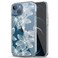 RANZ Compatible with iPhone 13 Mini Case AntiScratch Shockproof Series Clear Hard PC TPU Bumper Protective Cover Case for iPhone 13 Mini 54 White Flower