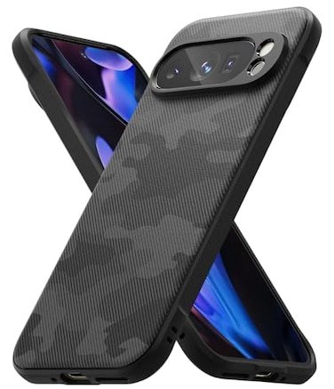 Ringke Onyx for Google Pixel 9 Pro XL Case Feels Good in The Hand Oil Dirt Resistant Enhanced Camera Lens Protection Comfortable Grip NonSlip Lightweight Cover Camo Black