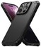 Ringke Rugged Gear for iPhone 16 Pro Max Case Oil Dirt Resistant Prevents Oily Smudges NonSlip Enhanced Grip Protective Cover Precise Cutouts for Camera Black