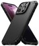 Ringke Rugged Gear for iPhone 16 Pro Max Case Oil Dirt Resistant Prevents Oily Smudges NonSlip Enhanced Grip Protective Cover Precise Cutouts for Camera Black