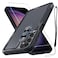 RMOCR Case for Samsung Galaxy A16 5G Full Body Heavy Duty Rugged Shockproof Protective Phone Cover with Lanyard Strap Tempered Glass Screen Protector and Camera Lens Cover Black Matte