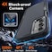 RMOCR Case for Samsung Galaxy A16 5G Full Body Heavy Duty Rugged Shockproof Protective Phone Cover with Lanyard Strap Tempered Glass Screen Protector and Camera Lens Cover Black Matte