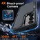 RMOCR Case for Samsung Galaxy S24 FE Full Body Heavy Duty Rugged Shockproof Protective Phone Cover with Lanyard Strap Tempered Glass Screen Protector and Camera Lens Cover Black Matte