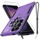 RMOCR Case for Samsung Galaxy S25 Ultra Full Body Heavy Duty Rugged Shockproof Protective Phone Cover with Lanyard Strap Tempered Glass Screen Protector and Camera Lens Cover Lavender