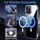 S. Tedazo S Tedazo Magnetic Clear for iPhone 13 Mini Case Compatible with Magsafe Wireless Charging AntiYellow Shockproof and Military Drop Protection Transparent Phone Case for iPhone 13 MiniClear