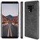 SALAWAT Compatible with Galaxy Note 9 Case Slim PU Leather Vintage Shockproof Phone Cover Lightweight Premium Soft TPU Bumper Hard PC Hybrid Protective Case for Galaxy Note 9 Black