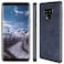 SALAWAT Compatible with Galaxy Note 9 Case Slim PU Leather Vintage Shockproof Phone Cover Lightweight Premium Soft TPU Bumper Hard PC Hybrid Protective Case for Galaxy Note 9 Blue
