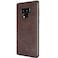 SALAWAT Compatible with Galaxy Note 9 Case Slim PU Leather Vintage Shockproof Phone Cover Lightweight Premium Soft TPU Bumper Hard PC Hybrid Protective Case for Galaxy Note 9 Dark Brown