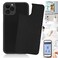Selendis Anti Gravity Phone Case Compatible with iPhone 13 Pro Max Sticky Selfie Suction Black AntiGravity Case for iPhone 13 Promax Magic Nano Gravity Case