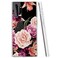 Sidande Case for Galaxy Note 10 Plus Case Samsung Note 10 Plus 5G Case for Girls Women Shockproof Clear Soft TPU Slim Phone Protective Case Cover for Samsung Galaxy Note 10 Plus Purple Flower