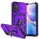 SKMY for Samsung Galaxy A14 5G Case with Screen Protector Camera Lens Cover Military Grade 16FT Drop Tested Magnetic Kickstand Rugged Shockproof Protective Case for A14 5G Purple
