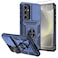 SKMY for Samsung Galaxy S24 FE Casewith Screen Protectors and Camera CoverMilitary Grade 16ftDrop Tested Cover with Magnetic Kickstand Protective Case for Galaxy S24 FE Blue