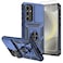 SKMY for Samsung Galaxy S24 FE Casewith Screen Protectors and Camera CoverMilitary Grade 16ftDrop Tested Cover with Magnetic Kickstand Protective Case for Galaxy S24 FE Blue