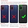 SKTGSLAMY for Galaxy A03S Case with Screen ProtectorMilitary Grade 16ft Drop Tested Cover with Magnetic Kickstand Car Mount Protective Case for A03S Blue