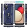 SKTGSLAMY for Galaxy A03S Case with Screen ProtectorMilitary Grade 16ft Drop Tested Cover with Magnetic Kickstand Car Mount Protective Case for A03S Blue
