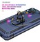 SKTGSLAMY for Galaxy A12 Casewith Screen ProtectorMilitary Grade 16ft Drop Tested Cover with Magnetic Kickstand Car Mount Protective Case for Galaxy A12 Blue