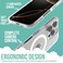 Smartish iPhone 16 Pro Magnetic Case Gripmunk Compatible with MagSafe Lightweight Protective Slim Thin Grip Cover with Microfiber Lining for Apple iPhone 16 Pro Clearly Clear
