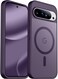 SPIDERCASE Magnetic for Google Pixel 10 Pro XL Case Military Grade Drop Protection Slim Translucent Matte Shockproof AntiFingerprint Phone Case for Pixel 10 Pro XLDark Purple