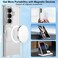 SQMCase Designed for Samsung Galaxy Z Fold 7 Case Magnetic Compatible with Magsafe for Fold 7 Full Body Protective Phone Case Cover for Z Fold 7 2025 Clear